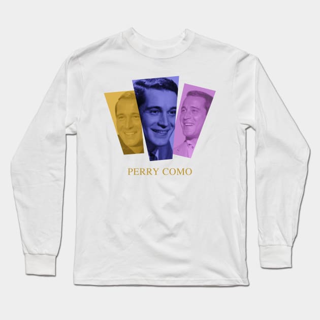 Perry Como Long Sleeve T-Shirt by PLAYDIGITAL2020